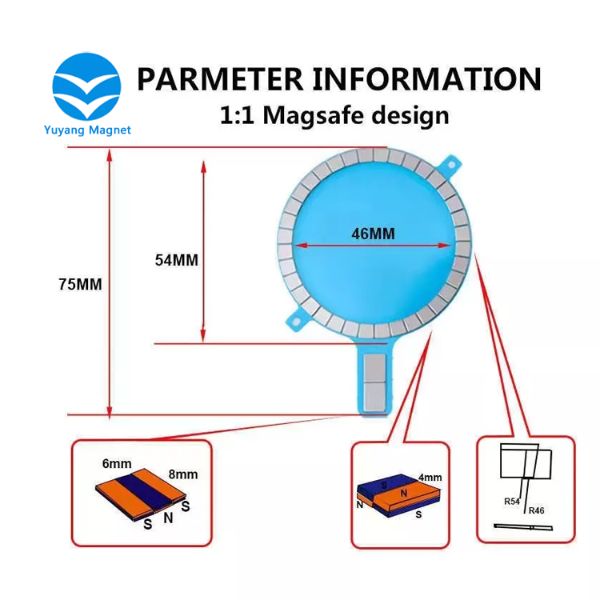 MagSafe無線充接收端磁鐵